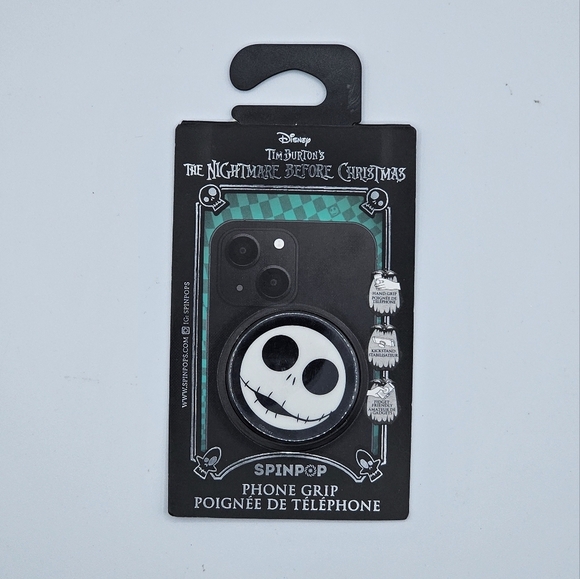 Disney The Nightmare Before Christmas Jack Skellington Spinpop Phone Grip - Picture 2 of 4
